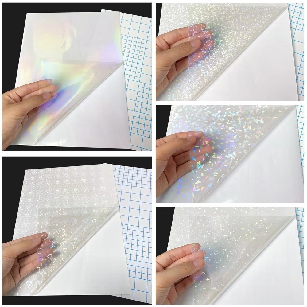 5Pcs Self Adhesive Holographic - Laminator Cold Roll review and price