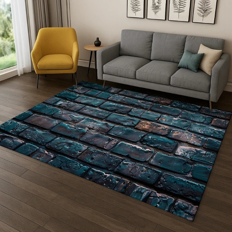 3D Brick Stone Building Carpet - Commercial Wall Printing review and price