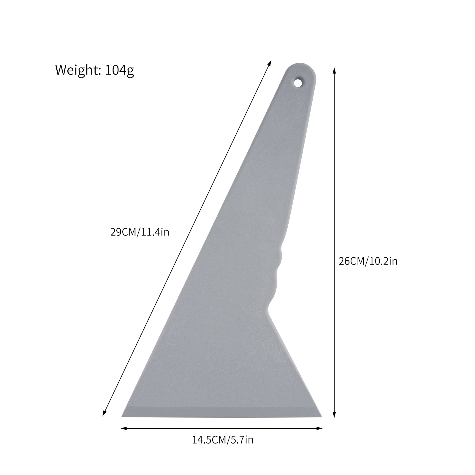 Grey Plastic Handle Triangle S - Screen Printing Squeegee review and price