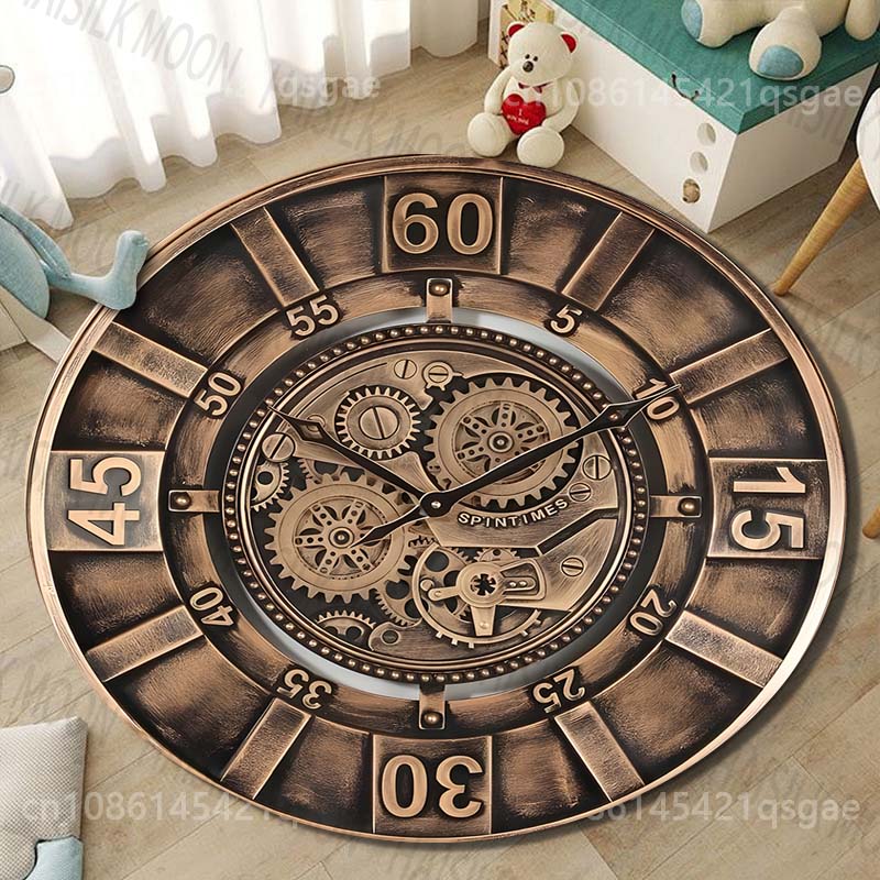 1PC Vintage gear wall clock fa - Commercial Wall Printing review and price